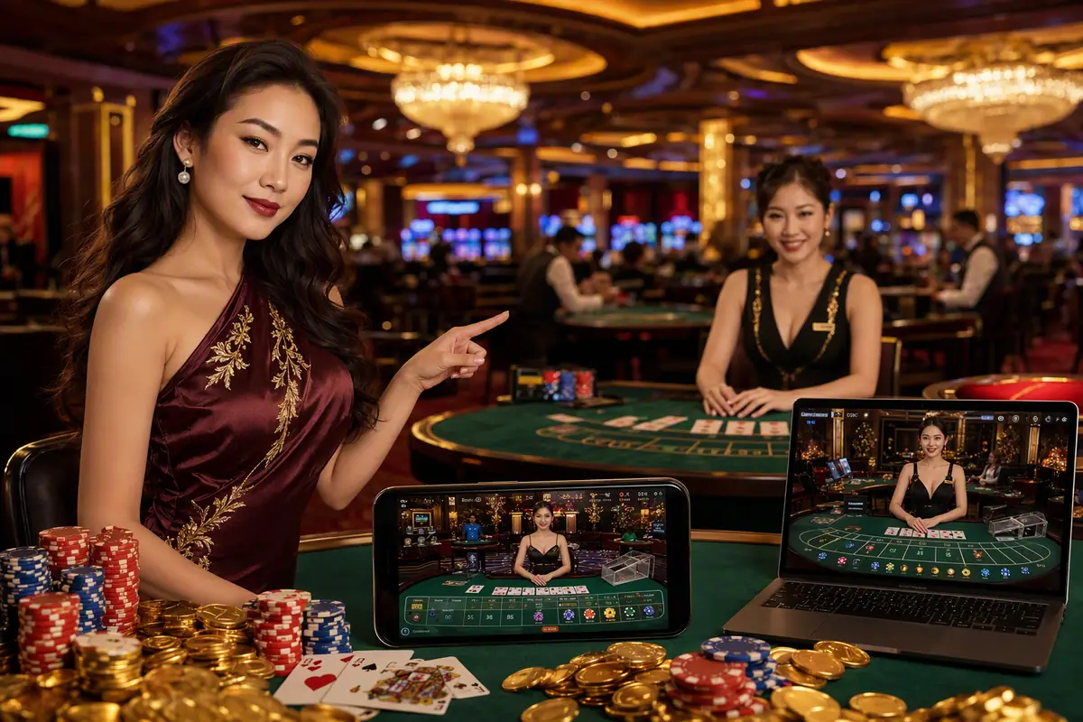 00mmr Live Dealer Baccarat ဂိမ်းနည်း